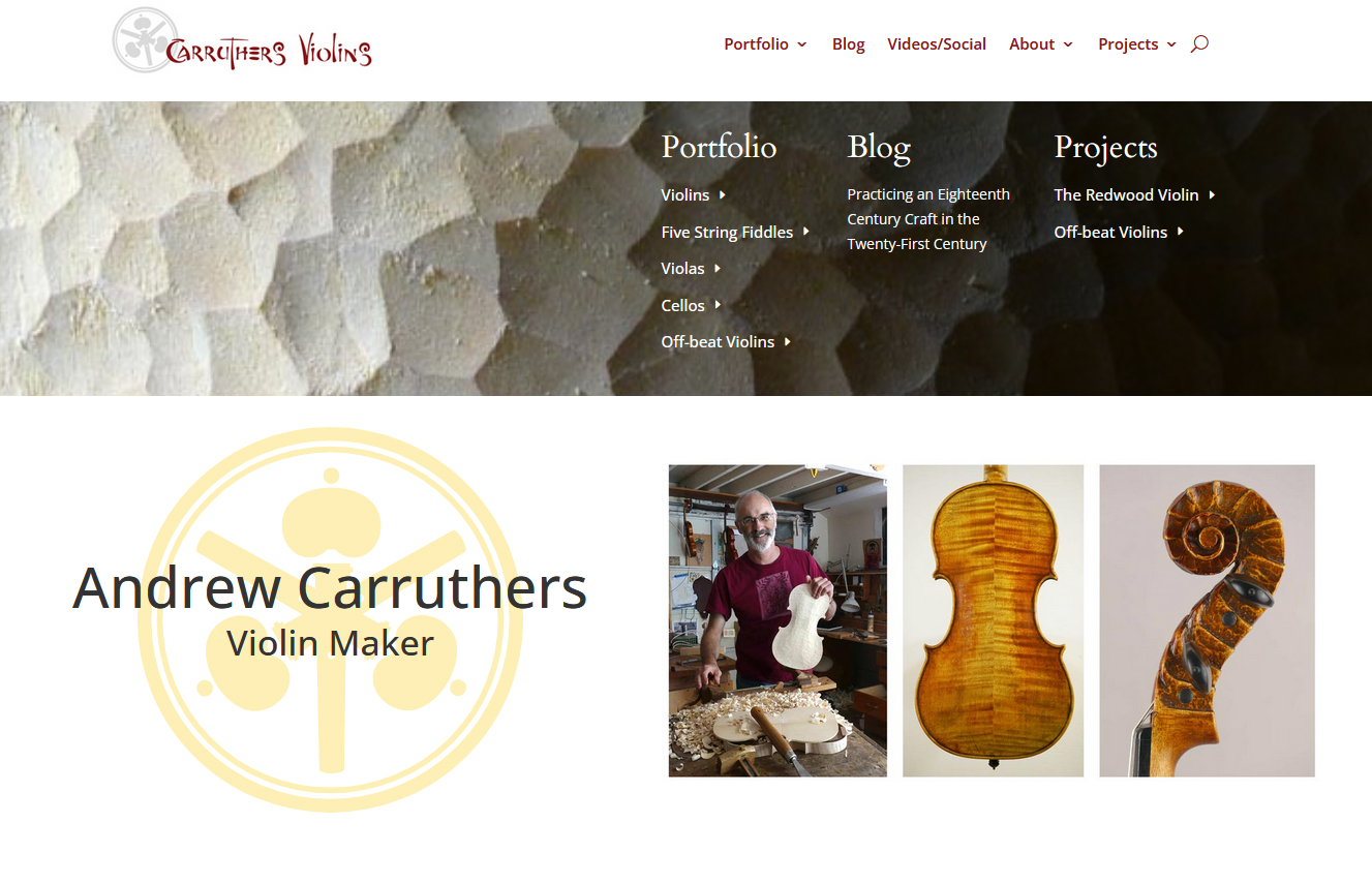 Andrew Carruthers – violin maker